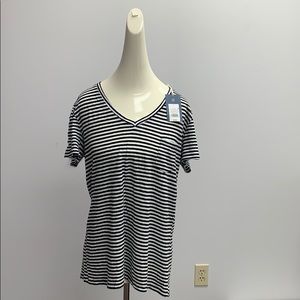 Universal Thread Monterey Pocket V-Neck Stripe